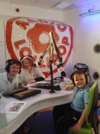 Radio Lollipop child in studio